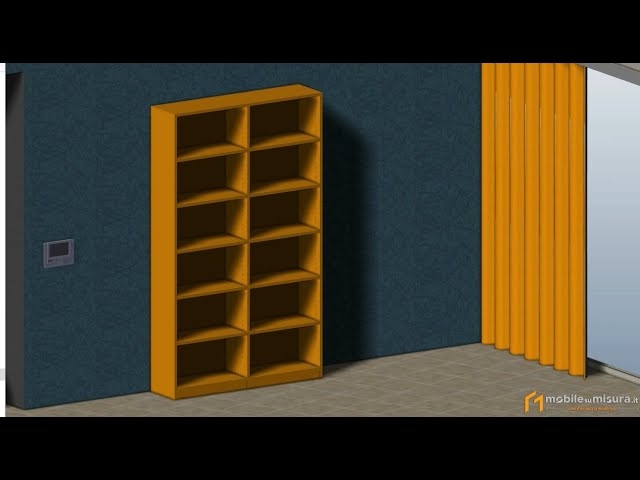 Libreria basic 2 vani
